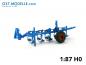 Preview: Aufsattelbeetpflug Fortschritt B551 Transportstellung blau